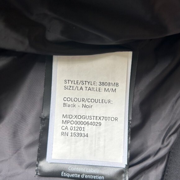 Authentic Black Canada Goose Wyndham Heritage Coat Down - Picture 8 of 8